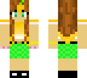 {lemon} brown hair girl (hair base made by eggsatsunset)