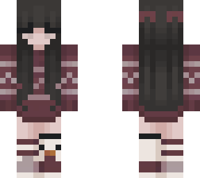 aesthetic girl christmas skin