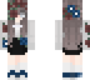 aesthetic red and blue flowers girl