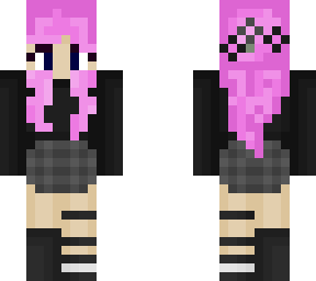 alt girl with pink hair