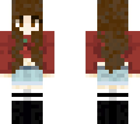 bateia main skin (shorts and red crop)(take 2)