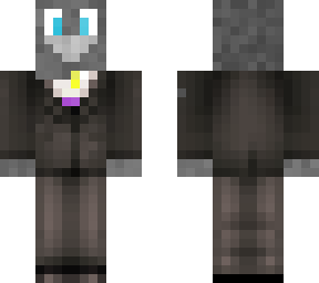 bird with suit
