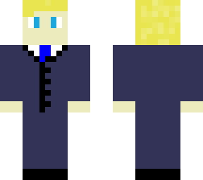 blonde suit