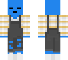 blue boi in overall