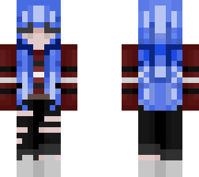blue hair