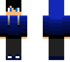blue hoddie