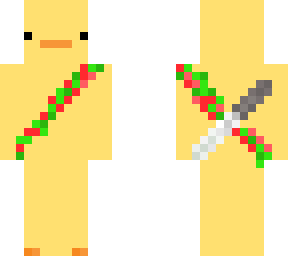 chicken with the knife2!!!! christmas edition!!!!!!