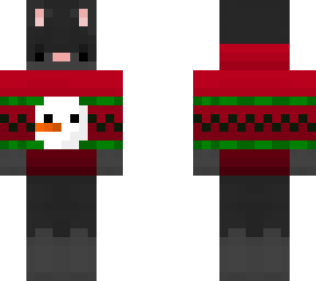 christmas black cat