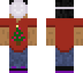 christmas sheep power with plate mask
