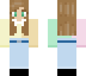 colorblock sweater person