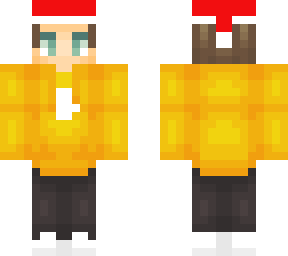 crainer with santa hat
