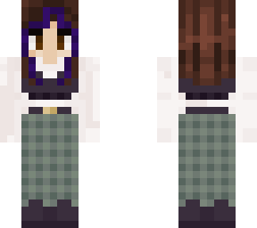 egirl plaid :) but purple