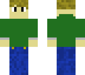 guy with dishwater blonde hair and green sweater