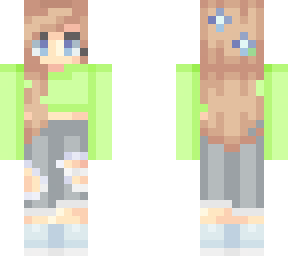limegreen girl