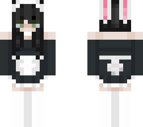 maid with bunny ears