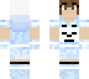 panda blue girl