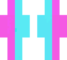 pink and cyan