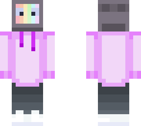 pink jacket tv head dude, person, guy, or woman, yeah...