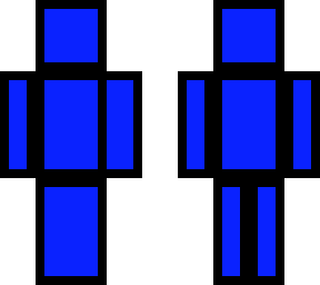 player 2 blue (thick black outline)