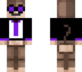 purple goggy monkey