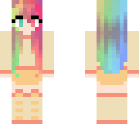 rainbow desert girl