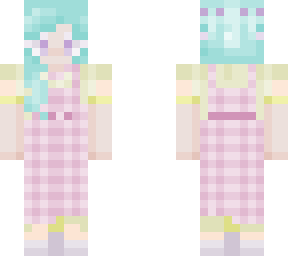 rainbow girl  pastel clothes