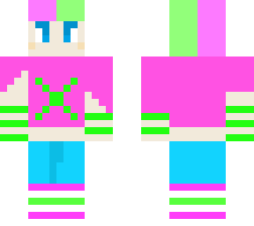 rave boi neon pink and green