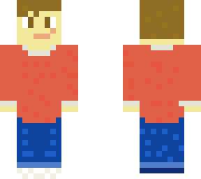 red shirted boy