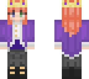 shorthair, purple coat, female technoblade ?
