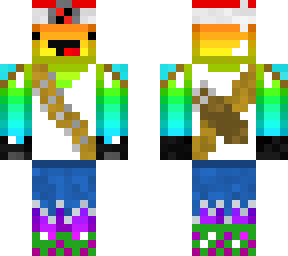 swety rainbow man w/crocs
