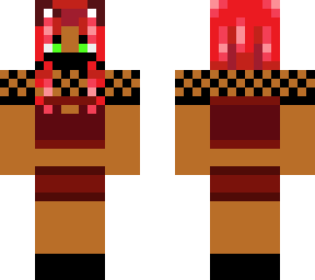 a1terego character design red hair cat ears