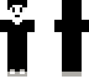 black white