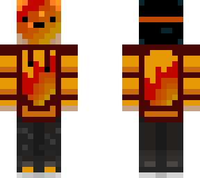 Blaze King Minecraft Skin