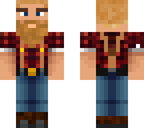 blonde lumberjack