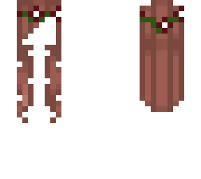 brown hb with flower crown