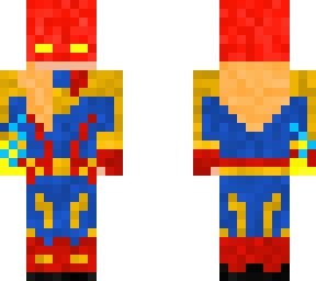 captain marvel (with mask on)
