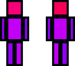 cool color blocks person