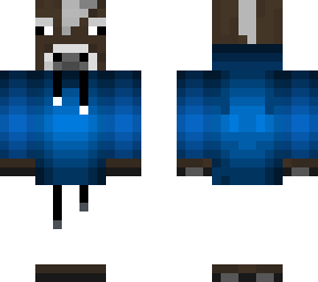 cow in blue huddie