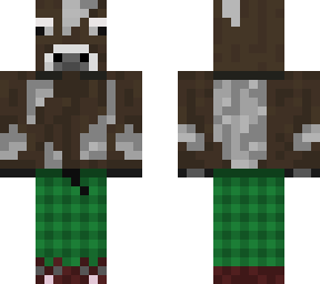 cow in pajamas (green)