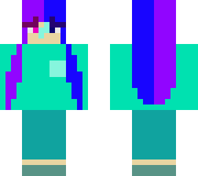 cyan girl