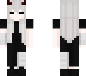 demon girl in black and white (not mine)