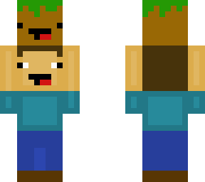 derpsteve with dirt on top