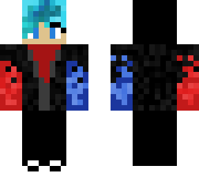 fire ice hoodie girl