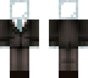 glass in a suit