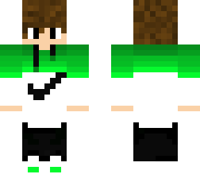 green nike kid