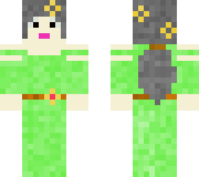 green suit lady