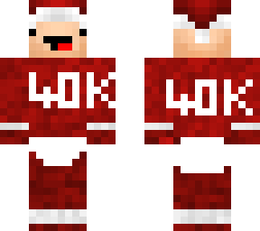 how2mc skin (christmas)+40k subs les go!