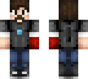 iron man (with left glove on) (marvel)