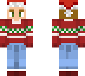 my 2020 christmas skin (i used risins cozy sweater 3px arms)