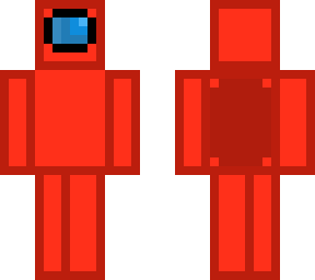 orange among us minecraft character